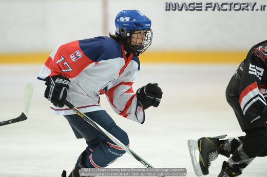 2014-11-15 Aosta-Hockey Milano Rossoblu U14 0180 Diego Calabresi